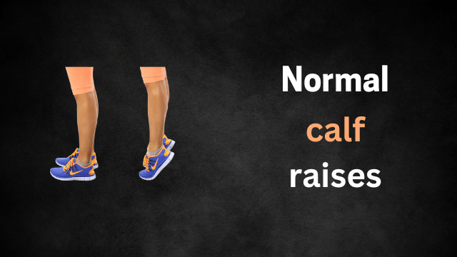 Normal calf raises - എങ്ങനെ ചെയ്യാം.